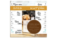 Kép 1/2 - Lizzy Calendar Hűtőmágneses naptár 2 heti Kutyák 2023