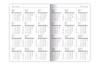 Kép 2/3 - Lizzy Calendar Heti Tervező B6 design Lady Things 2023