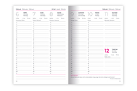 Kép 3/3 - Lizzy Calendar Heti Tervező B6 design Roses  2023