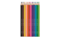 Kép 2/3 - Színes ceruza készlet akvarell ecsettel háromszögletű Maped Color Peps 12 db