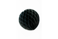 Kép 1/2 - Lampion gömb fekete színű 30 cm