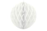 Kép 1/3 - Lampion gömb fehér színben 30 cm