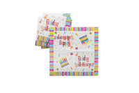 Kép 6/6 - Boldog születésnapot szalvéta 3 rétegű 6db/csomag 33x33cm