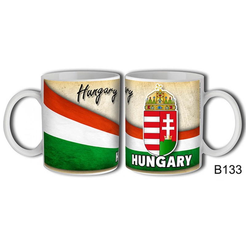 Bögre 3 dl - Hungary címeres - Magyar souvernis