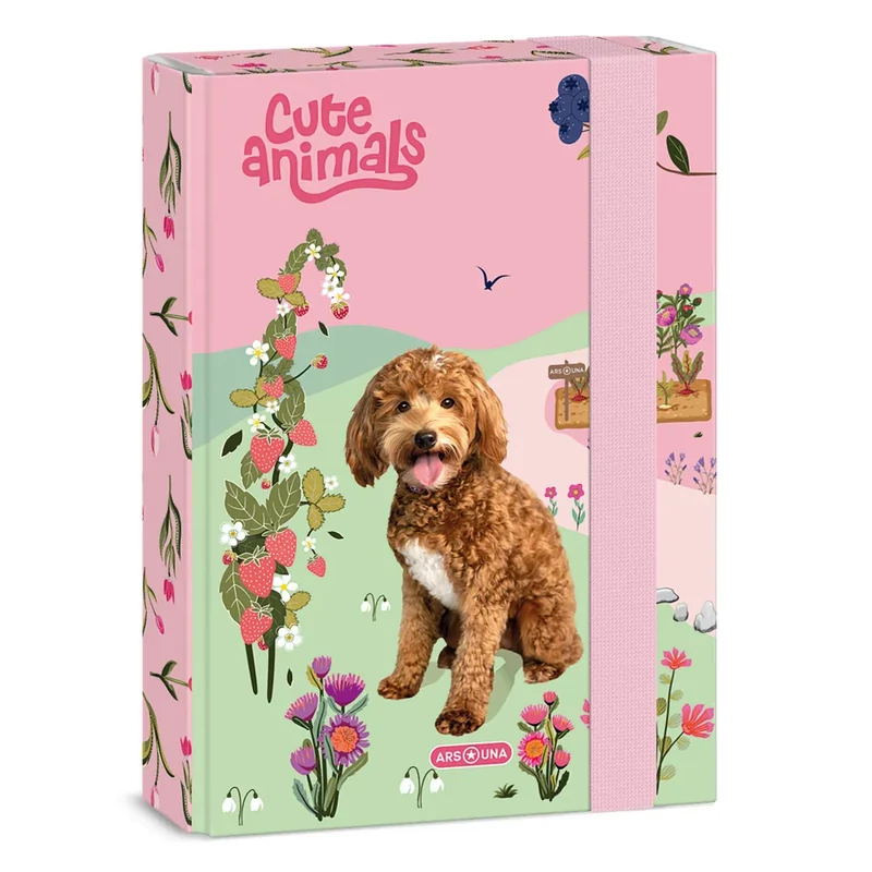 Füzetbox Cavapoo spániel kutyás A/5 Ars Una Cuki Állatok- Doggie