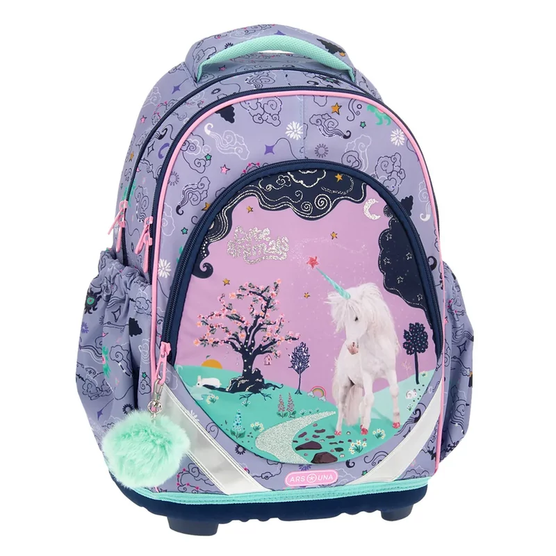 Iskolatáska anatómiai unikornis mintával Ars Una Cuki állatok - Unicorn
