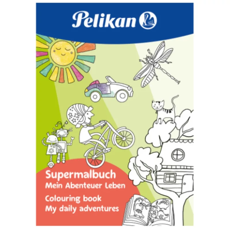 Kifestőkönyv színező A4 64 oldal gyerekeknek Pelikan Super
