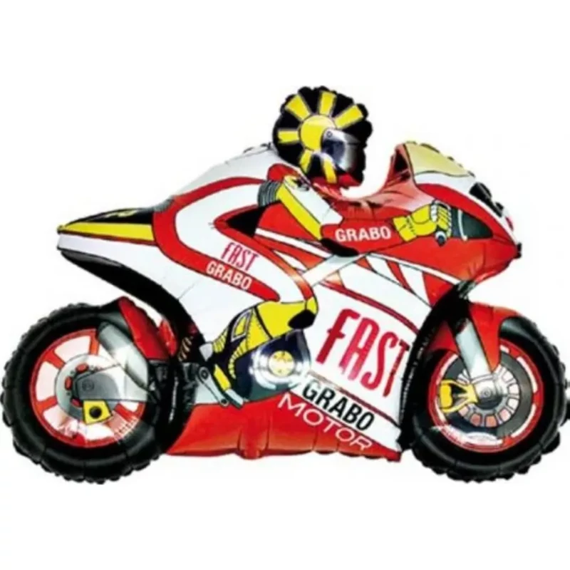 Fólia lufi Piros versenymotor 76cm