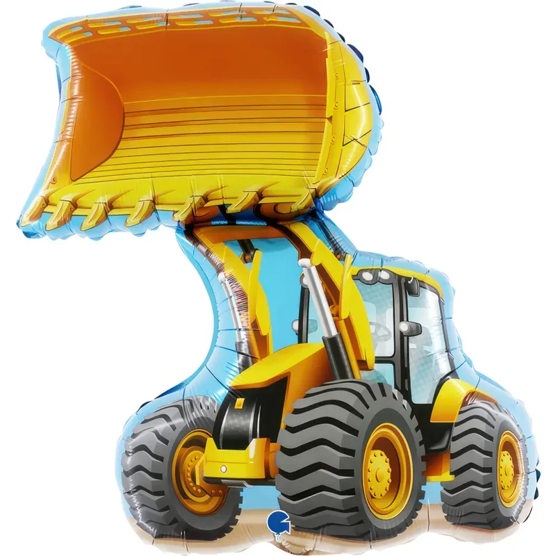 Fólia lufi Bulldozer munkagép alakú 62cm