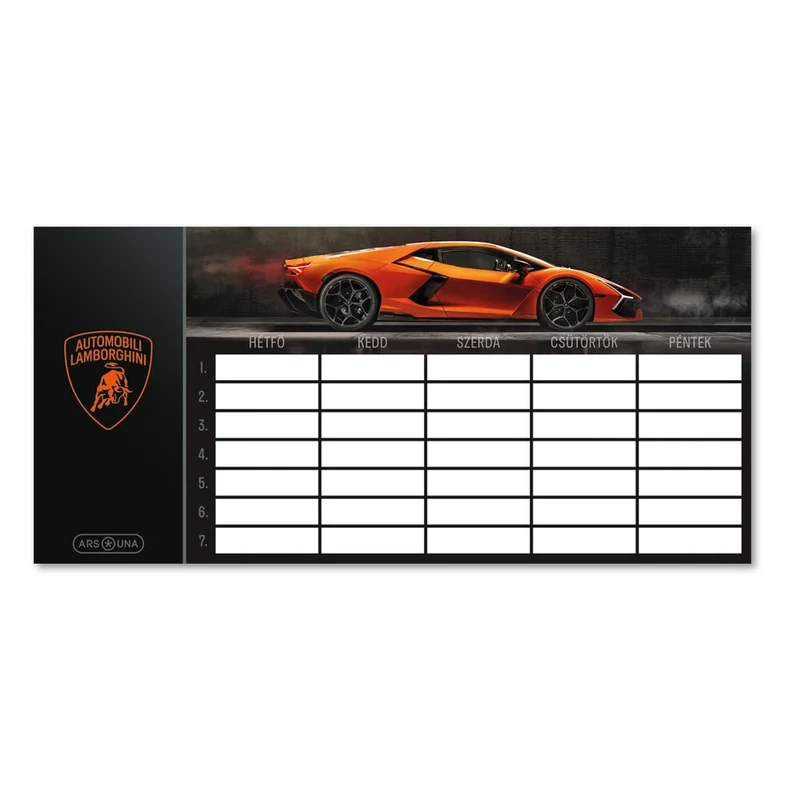Órarend Ars Una Lamborghini