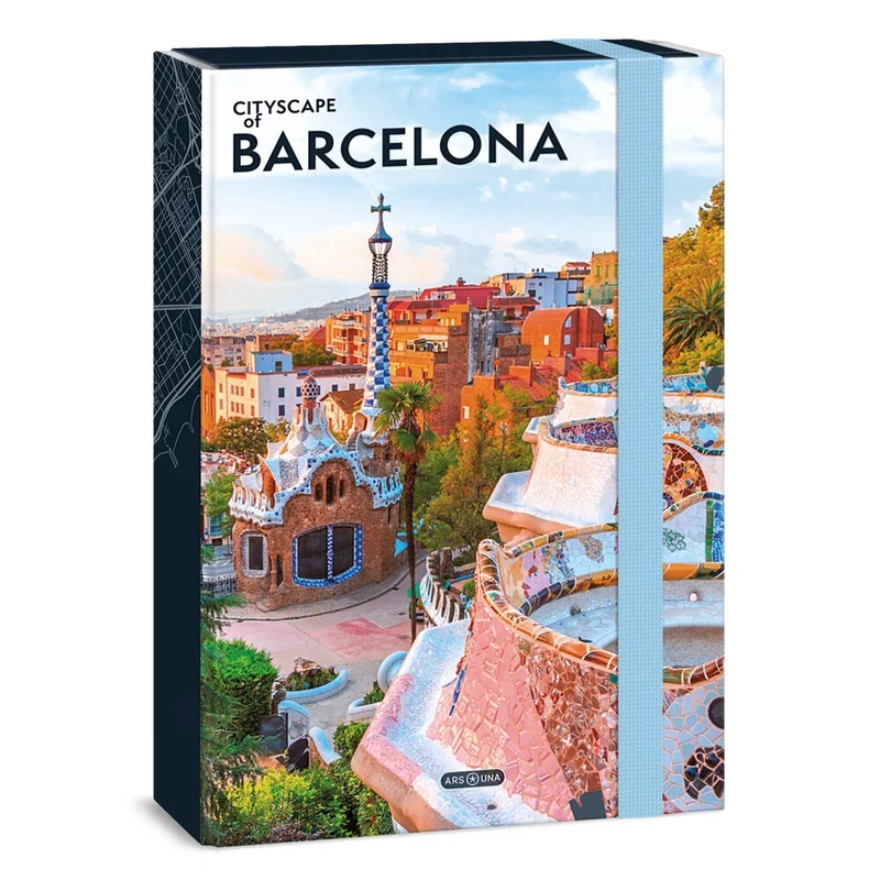Füzetbox A/4 Ars Una Cityscape-Barcelona