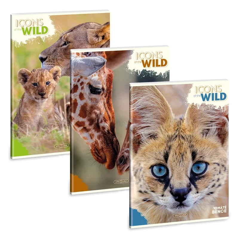 Ars Una Máté Bence Icons of the Wild A/4 extra kapcsos füzet-sima