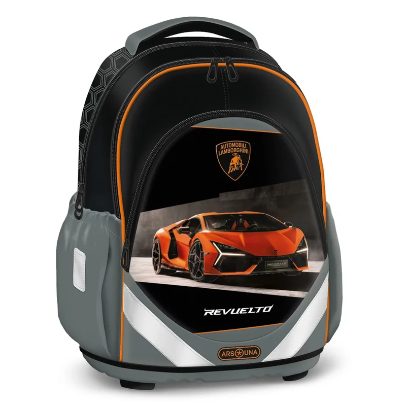 Iskolatáska anatómiai autós mintával Ars Una Lamborghini