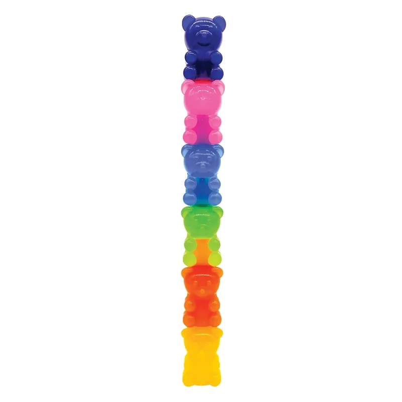 Szövegkiemelő készlet gumimaci forma egymásra rakható 6 db/készlet 6233 1972