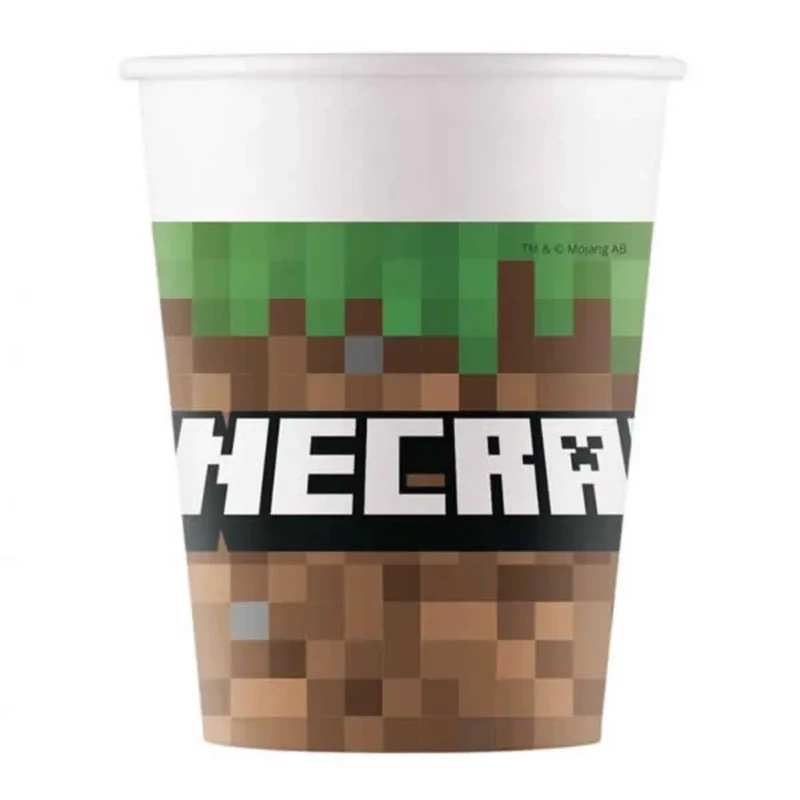 Papír pohár Minecraft 8 db/csomag
