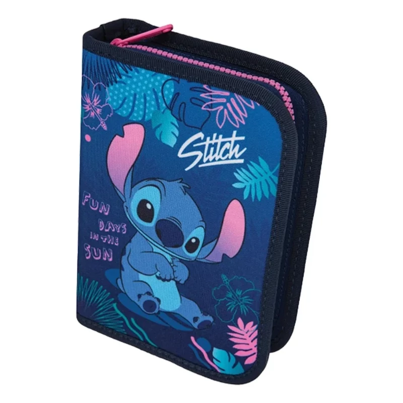 Tolltartó 2 klapnis Coolpack Lilo és Stitch 1 részes üres kék mintás