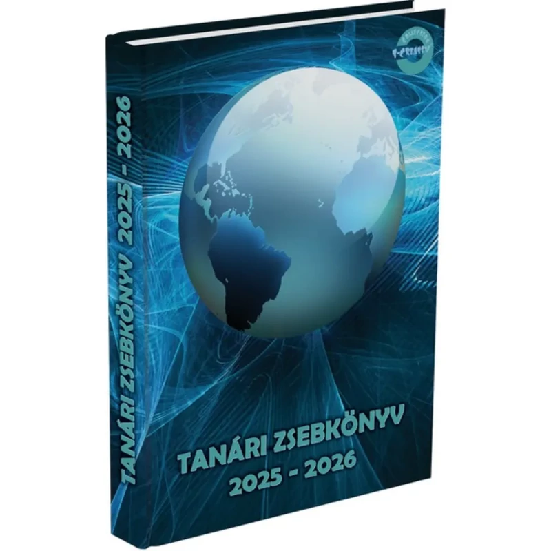 Tanári zsebkönyv T-Creativ B/6 mintás 240 oldal 8 különböző minta 2025-2026