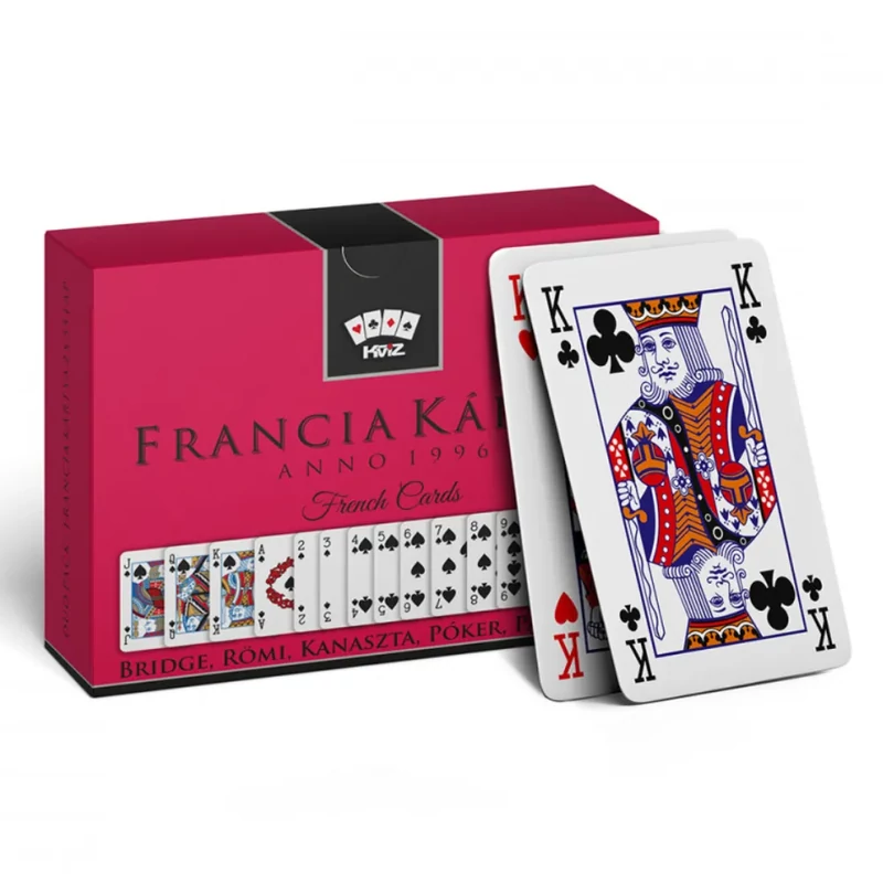 Francia kártya dobozos