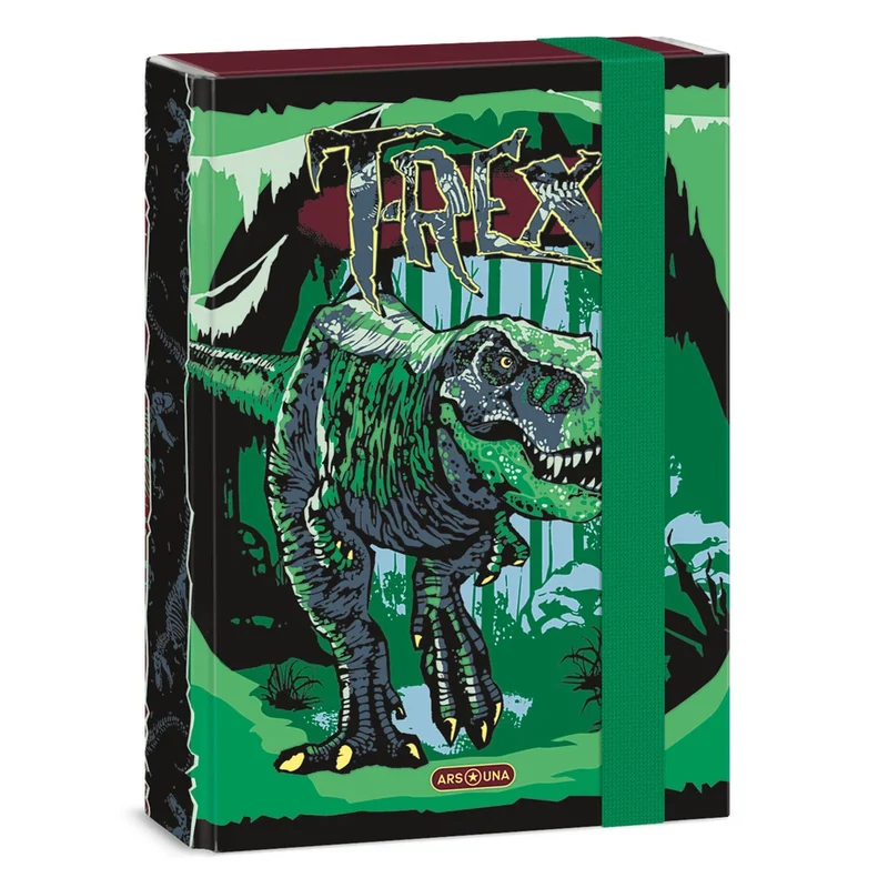 Füzetbox dínós mintával A/5 Ars Una T-Rex