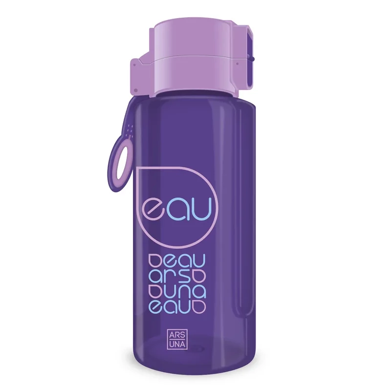 Ars Una BPA-mentes kulacs - 650 ml - átlátszó lila Lilac