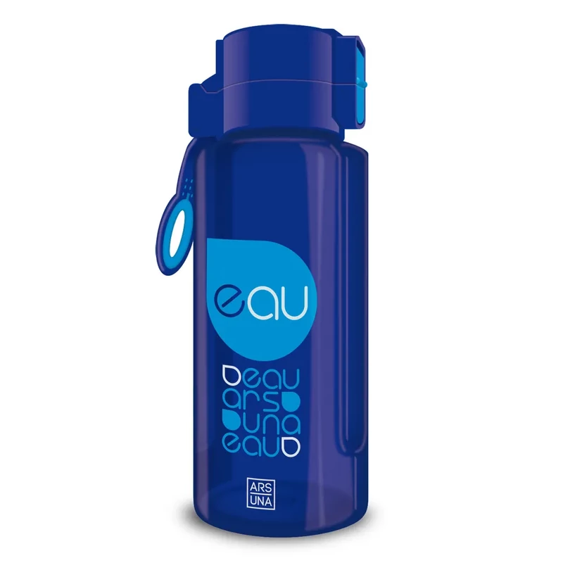 Ars Una BPA-mentes kulacs - 650 ml - átlátszó sötétkék