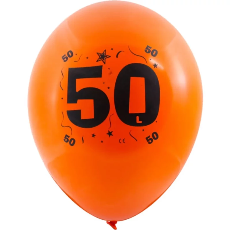 Gumi lufi 50. évszámos vegyes színekben 10 db/csomag M133501