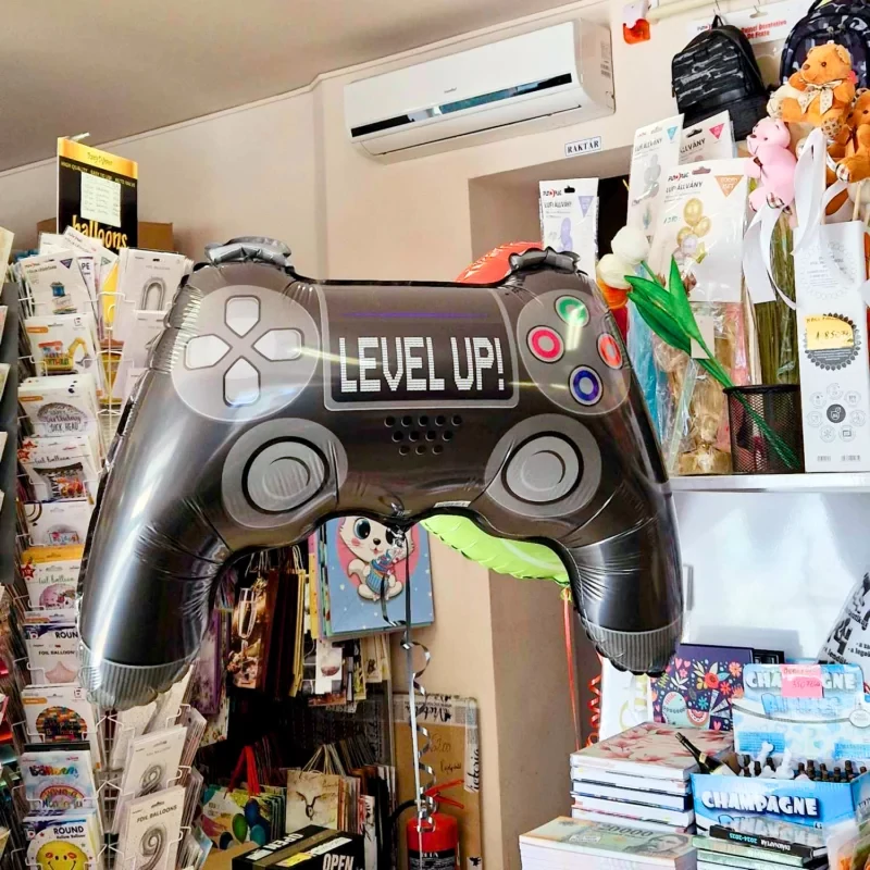 Fólia lufi nagyméretű 60 cm konzol alakú Level Up M312355