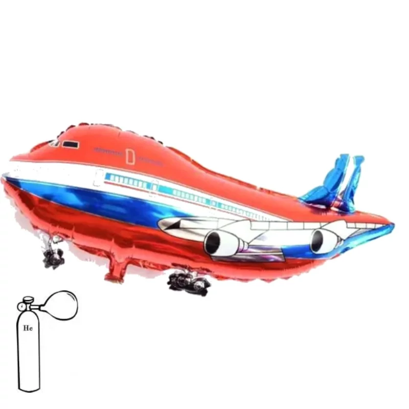 Fólia lufi nagyforma 78 cm piros repülő M351784