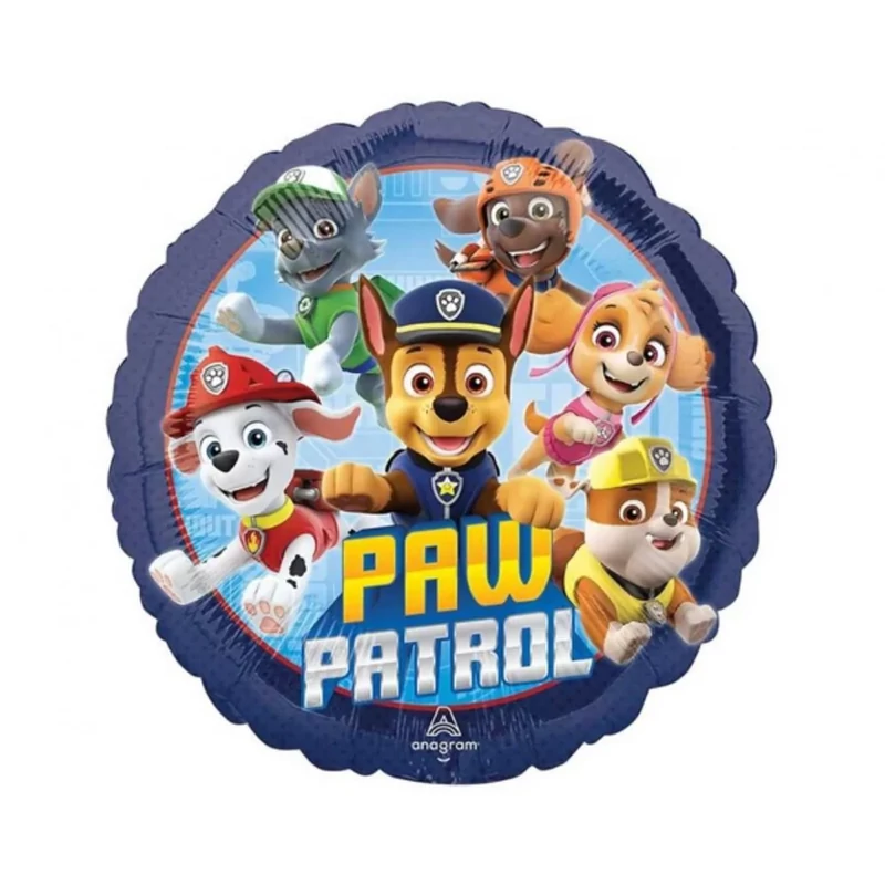 Fólia lufi gömb 45 cm Mancs Őrjárat kék M430784