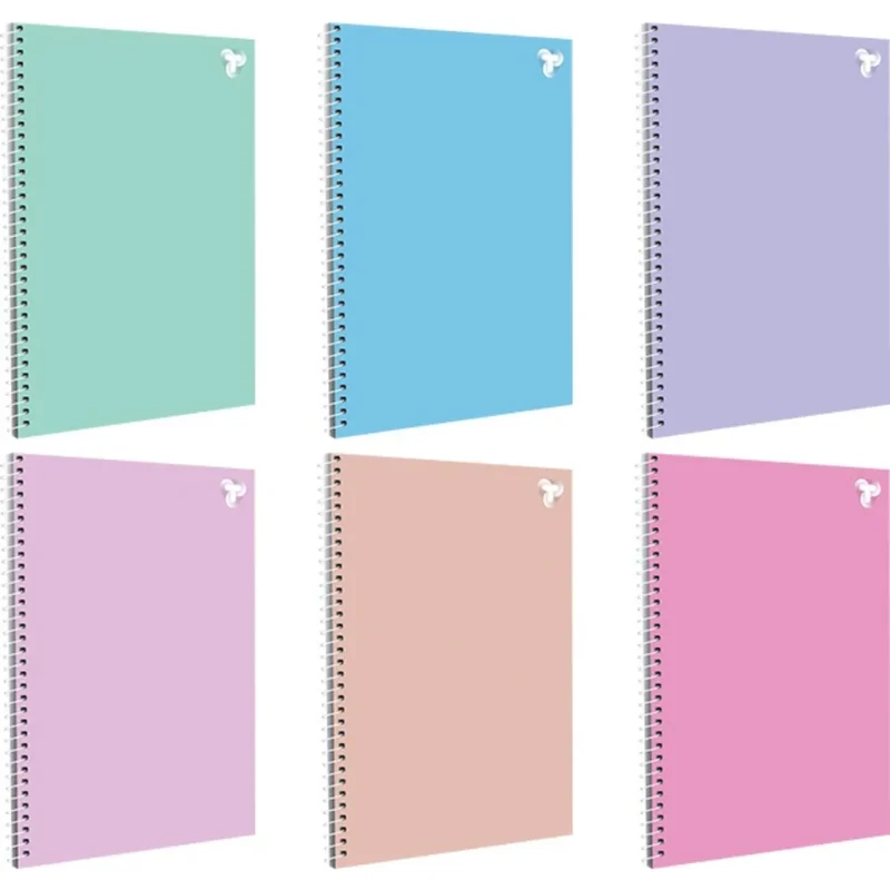 Spirálfüzet T-Creativ A/4-70 I 70 lapos Color pasztell kockás