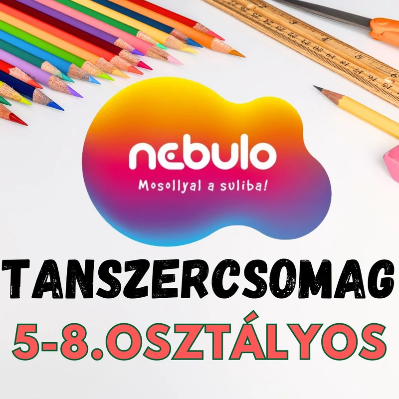 Tanszercsomag NEBULO iskolaszerekkel 5-8. osztályos felsős tanulóknak