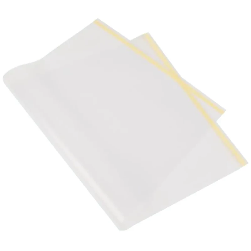 Könyvborító víztiszta öntapadó csíkkal 52x31 cm 10 db/csomag
