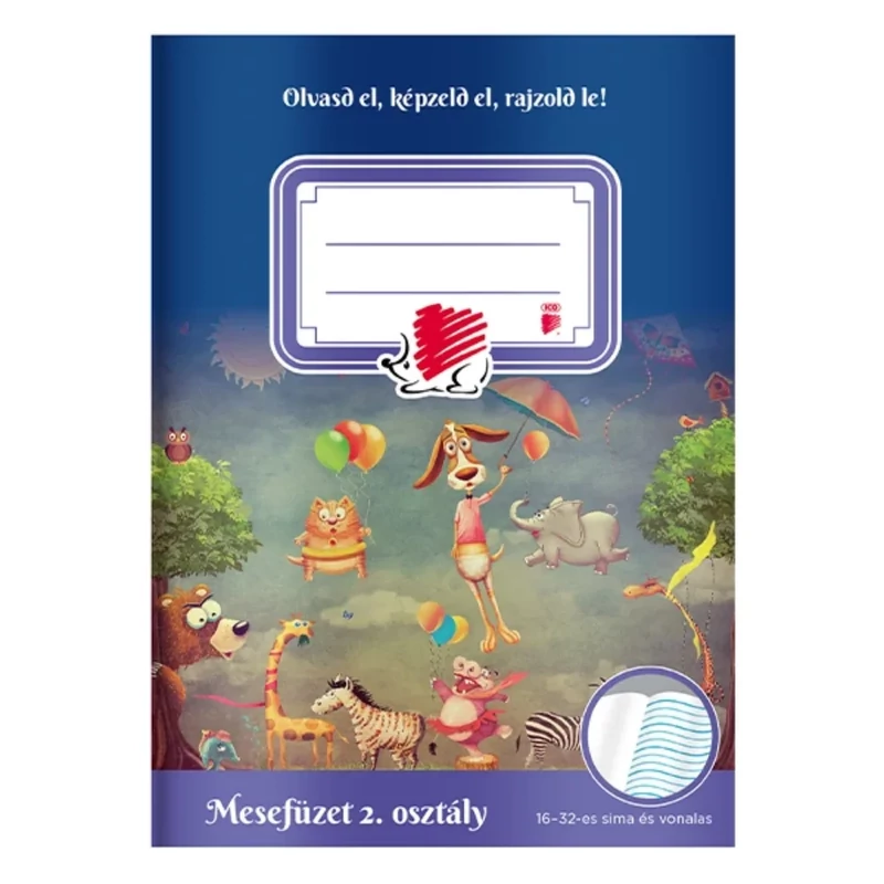 16-32 II. osztályos mesefüzet olvasónapló A/5 ICO