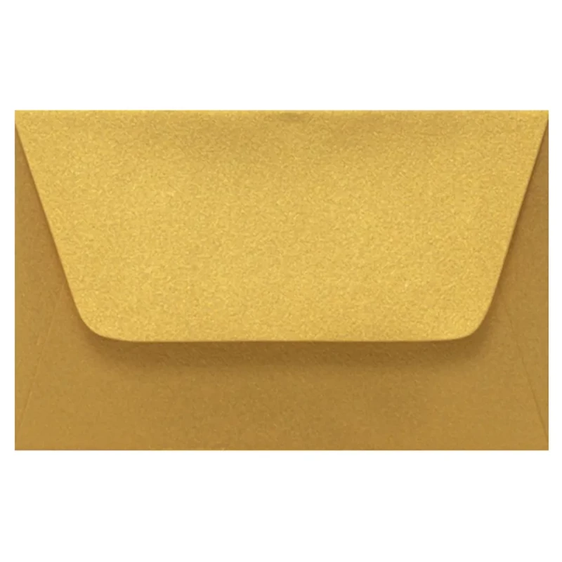 Névjegyboríték enyvezett metál arany 73x114 mm Super Gold 10