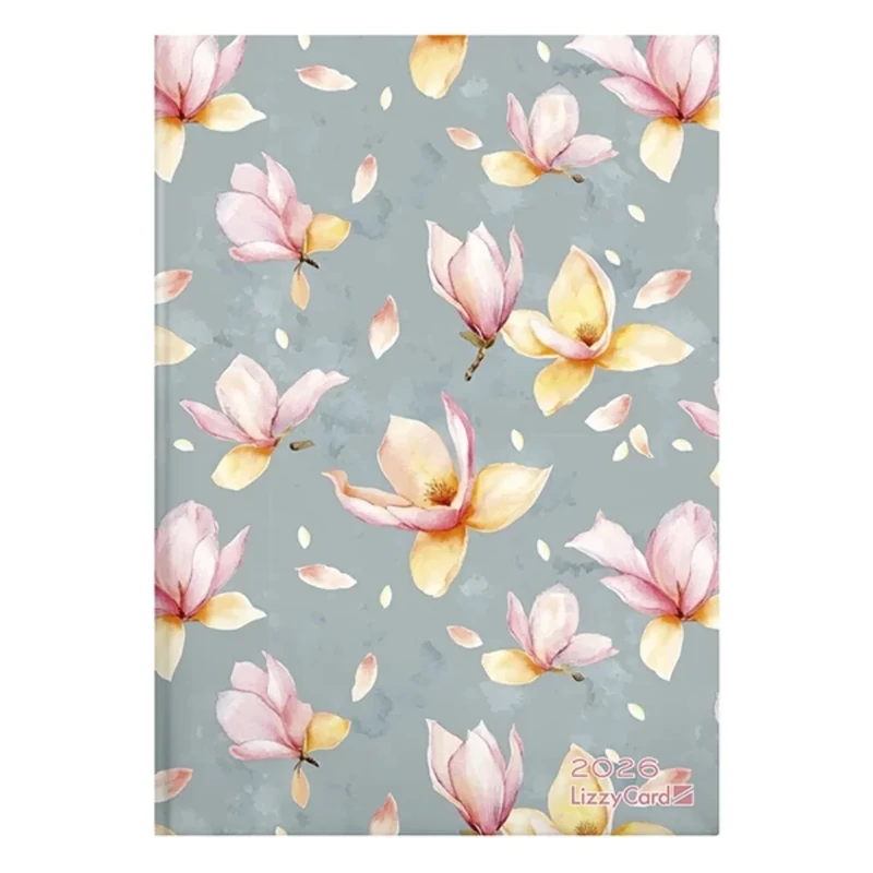 Határidőnapló Napi Tervező B6 design Magnolia Lizzy Calendar 2026