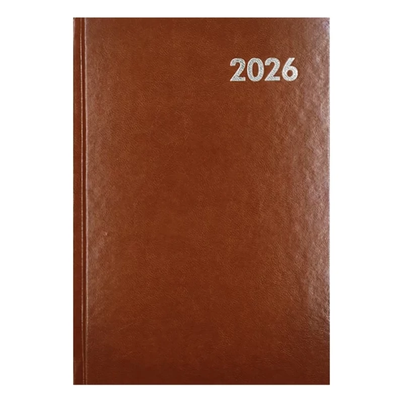 Határidőnapló B5 heti baladek barna Alisca 2026