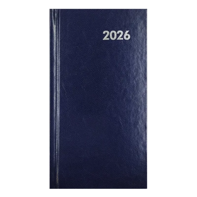 Zsebnaptár haránt fekvő BALADEK kék Alisca 2026