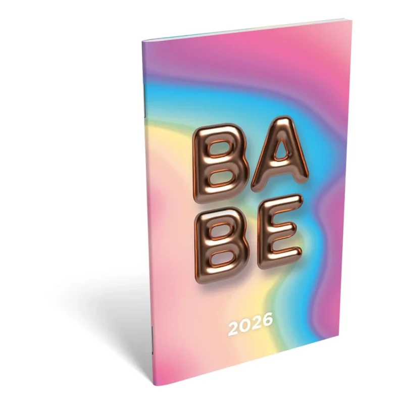 A6 tűzött zsebnaptár Babe Lizzy Calendar 2026