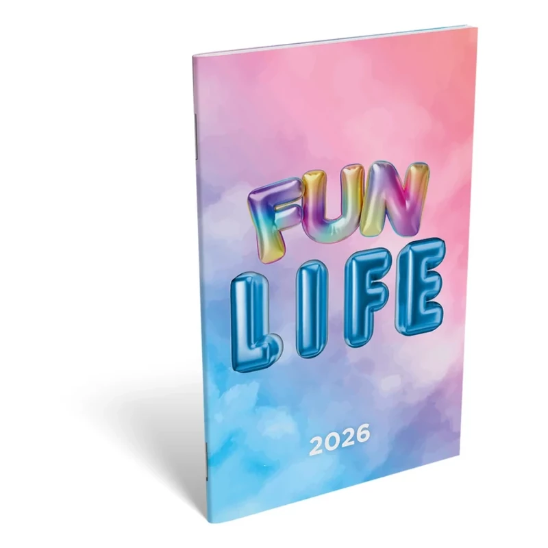 A6 tűzött zsebnaptár Flow Lizzy Calendar 2026