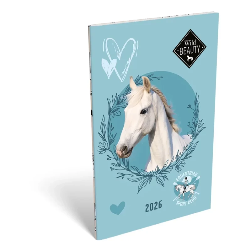 A6 tűzött zsebnaptár Wild Beauty Sport Club Lizzy Calendar 2026