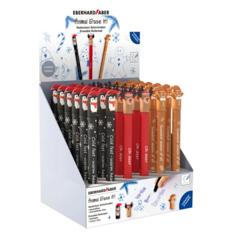 Radírozható zselés toll 0,7mm Winter EraserIt Eberhard Faber-Castell 