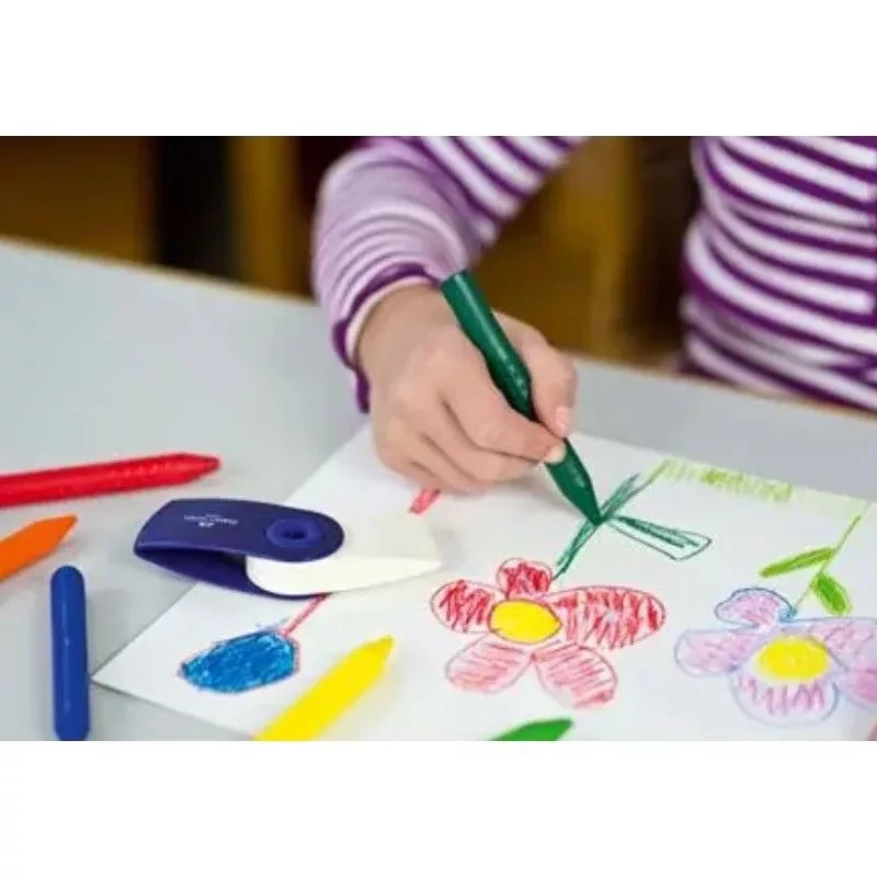 Zsírkréta radírózható Jumbo Grip 12 db Faber-Castell
