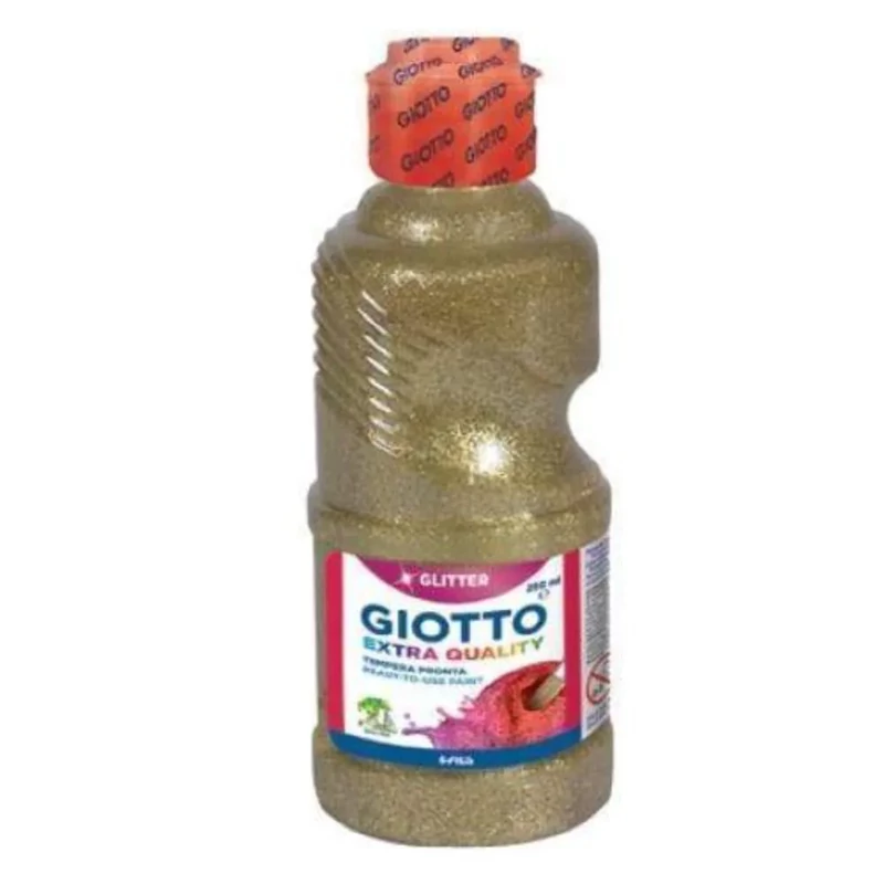 Tempera 250 ml glitter arany Giotto