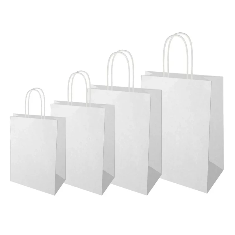 Sodrottfüles fehér színű nátron tasak 260x350x120 mm