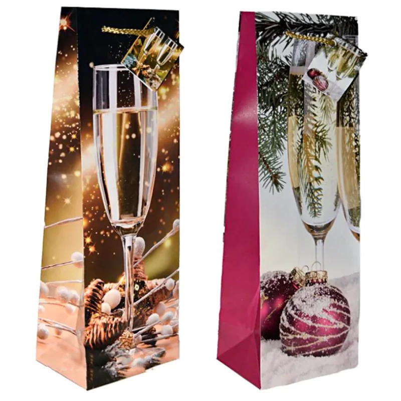 Italtasak dísztasak karácsonyi mintákkal 36x12x9 cm BR784591