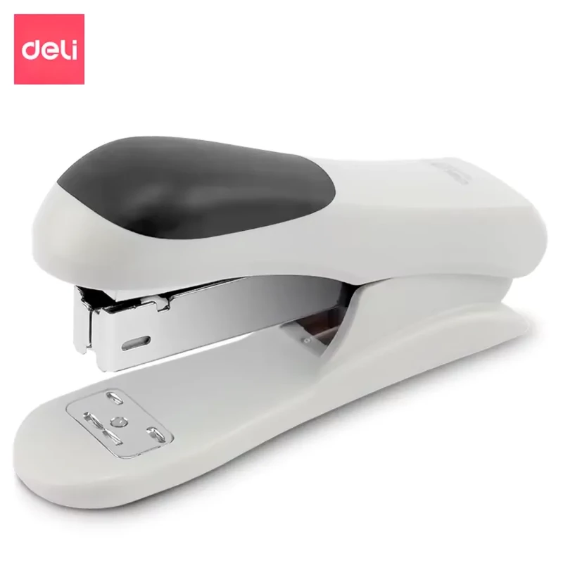 Tűzőgép 24/6 26/6 25 lapos DELI Essential fehér színű
