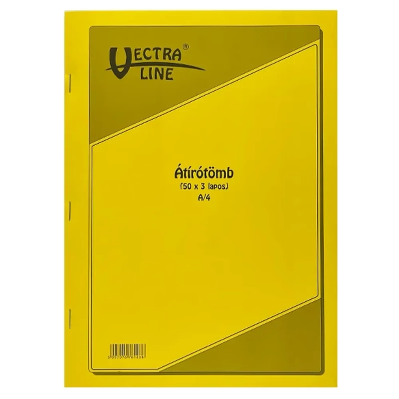 Önátírótömb A4 50x3 lap 3 példányos Vectraline