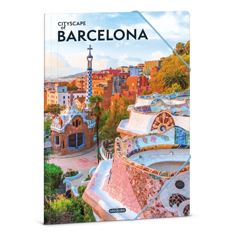 Ars Una Cityscape-Barcelona A/4 gumis dosszié