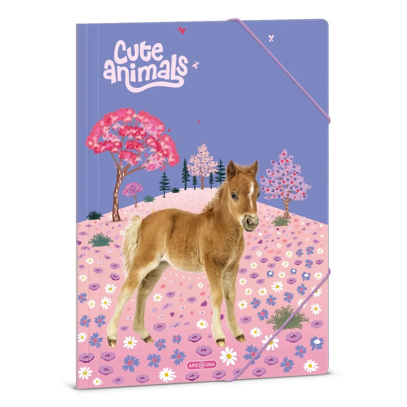 Ars Una Cute Animals-Horse A/4 gumis dosszié