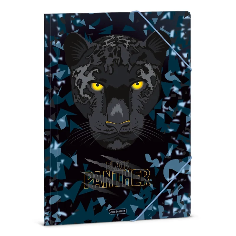Ars Una Black Panther A/4 gumis dosszié